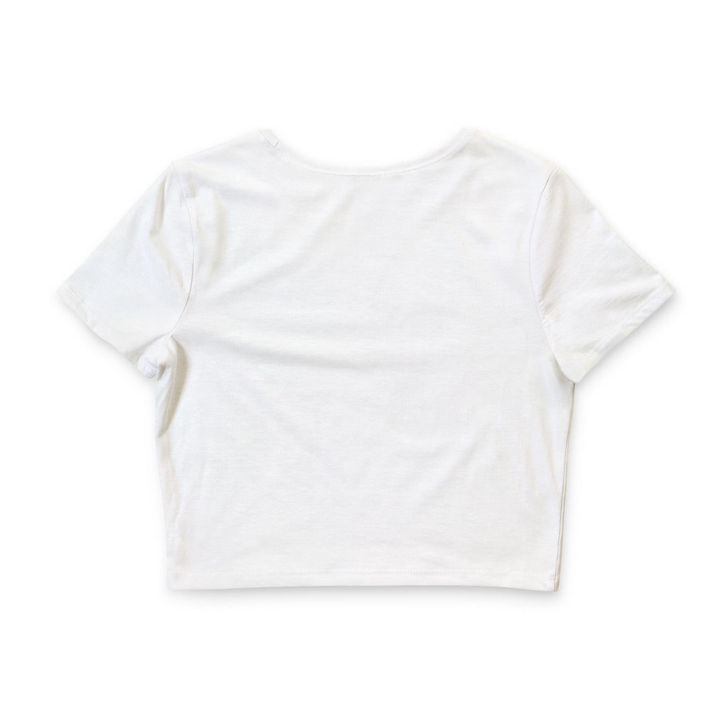 Crop Tee — “motion to vacate the patriarchy” Feminist Slogan Shirt
