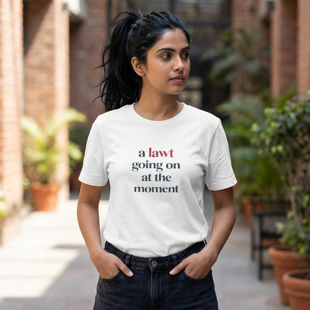 Swiftie-inspired Soft Tee: "A Lawt going on at the moment"