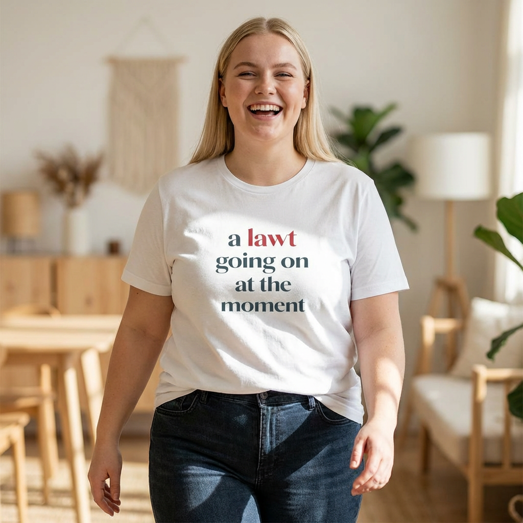 Swiftie-inspired Soft Tee: "A Lawt going on at the moment"