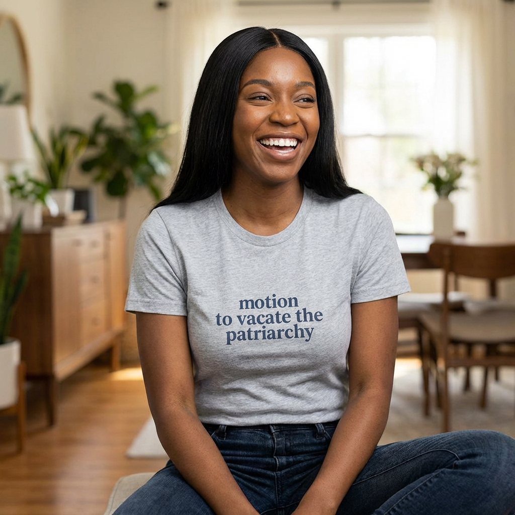 Feminist Graphic Tee — "motion to vacate the patriarchy" Women's T‑Shirt